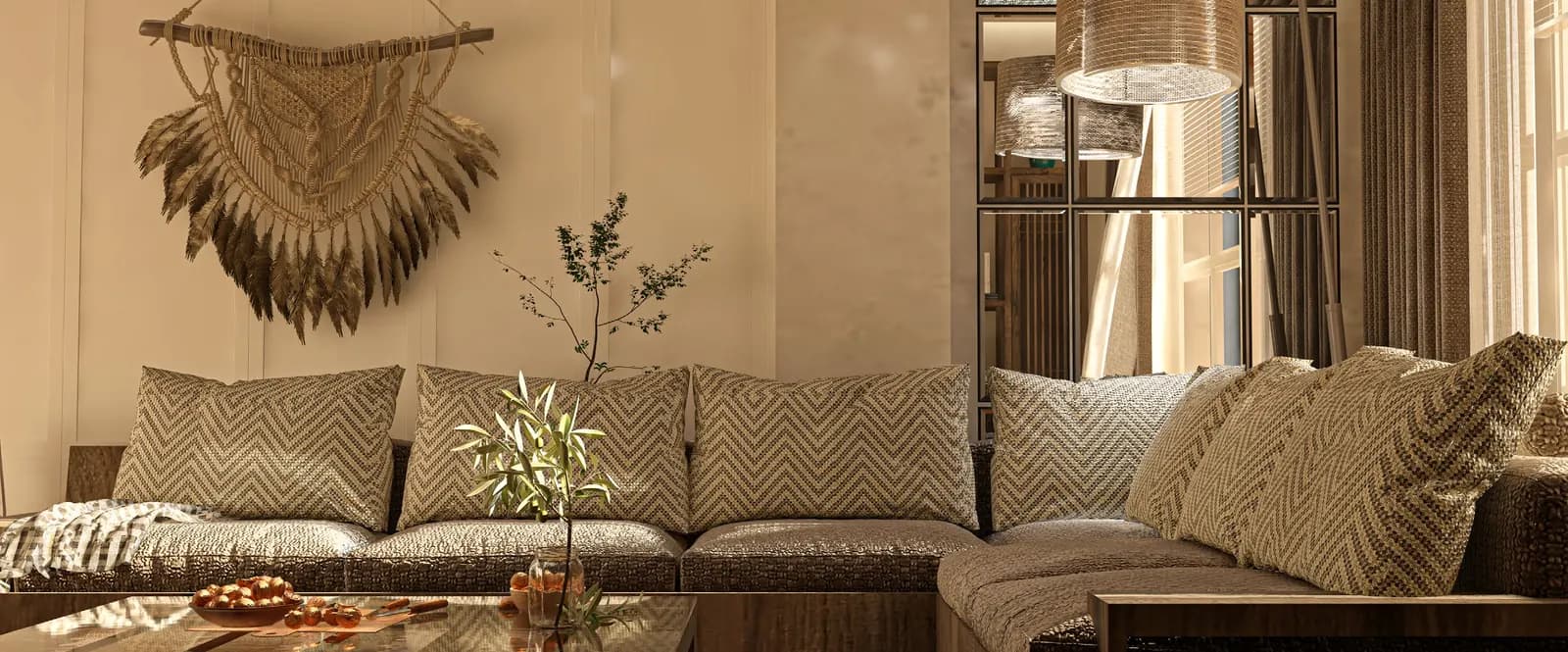 Living Room, Boho Style — view 2