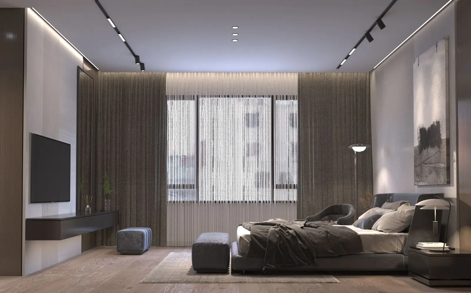 Modern Bedroom — view 3